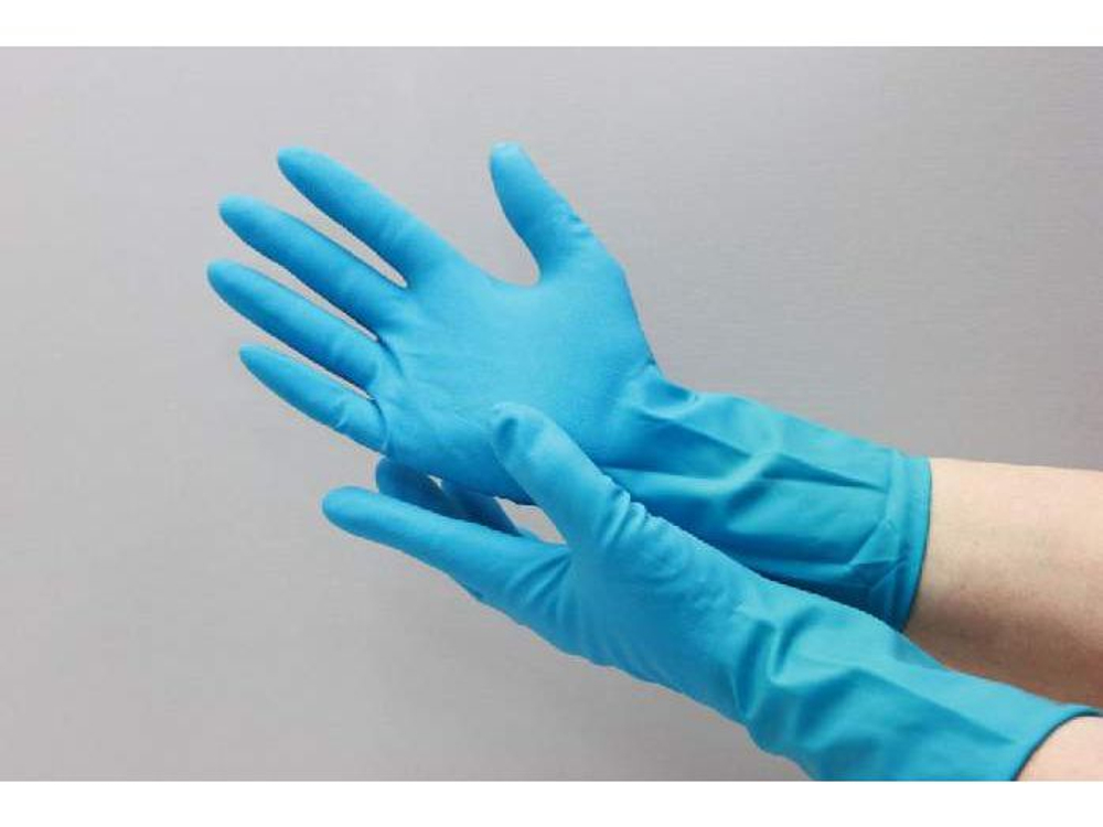 Перчатки медицинские латексные неопудренные размер M (25шт/уп)