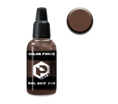 P-0273 Краска Pacific88 RAL 8017 SCHOKOBRAUN укрывистый, 18мл