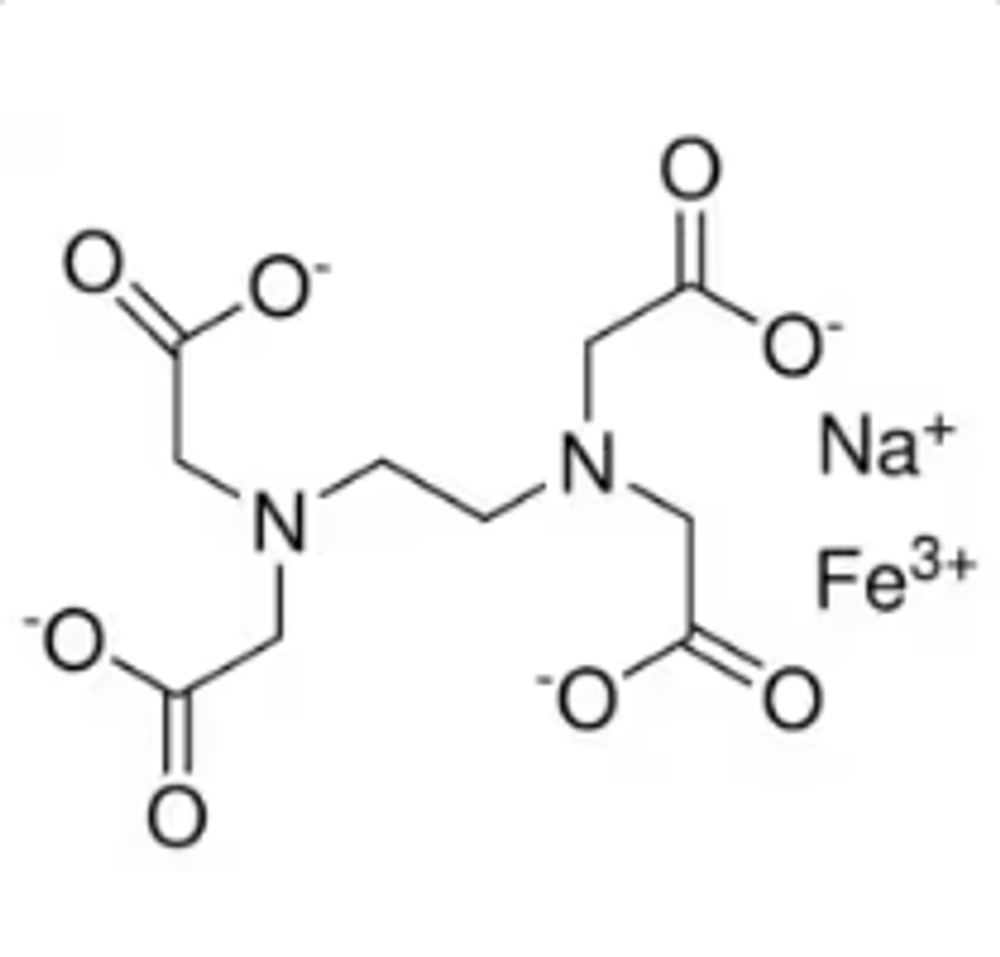 этилендиаминтетрауксусной кислоты железный комплекс (III) мононатриевая соль формула