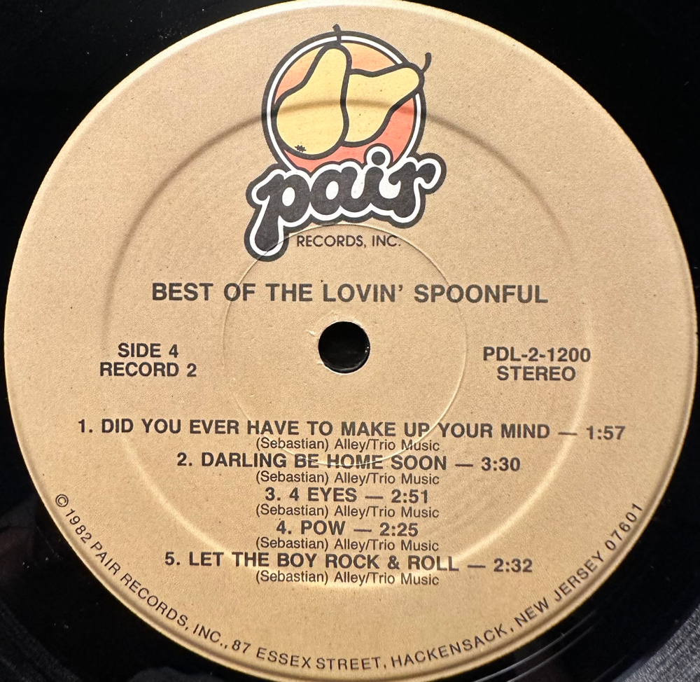 The Lovin' Spoonful- Best Of The Lovin' Spoonful 2LP (США 1988г.)