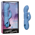 Голубой вибромассажер-кролик California Exotic Novelties Santa Cruz Coaster SE-4350-70-3