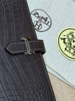 Кошелек Hermes из кожи крокодила