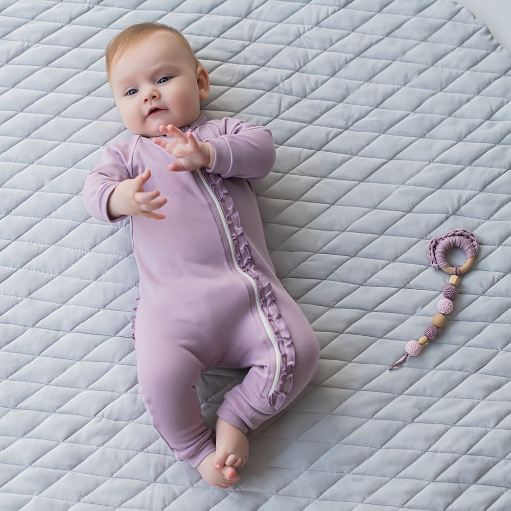 Слип на молнии с рюшей "Вереск" 0+