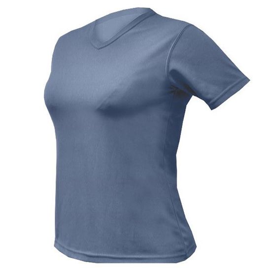 Футболка "Либерти" жен. (серо-голуб)