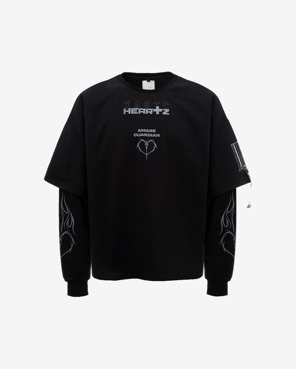 Лонгслив "Amareguard" Kimono Черный - фото 1