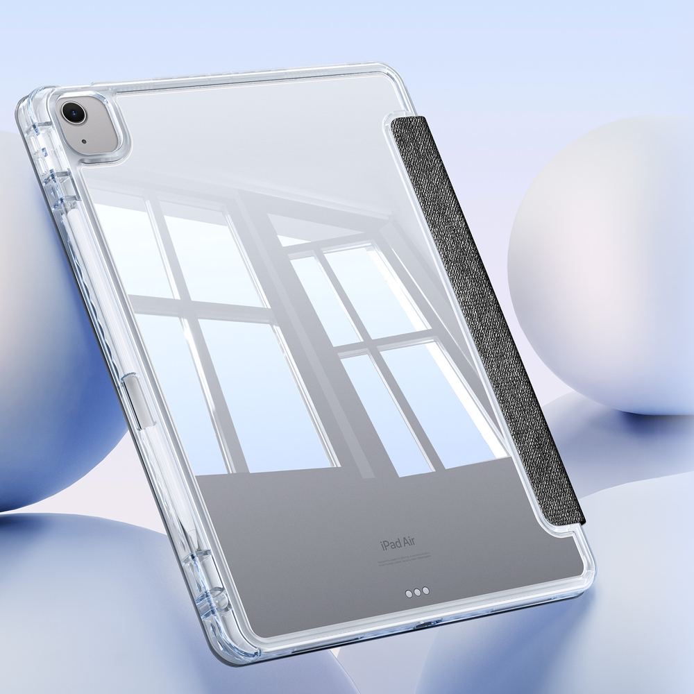 Чехол книжка черного цвета для iPad Air 13 (2024-) и iPad Pro 12.9 (2018, 2020, 2021, 2022), серия Unid Series Case от Dux Ducis