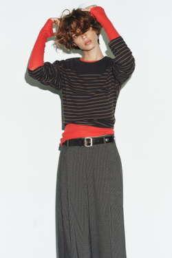 ZARA БРЮКИ С ЗАЩИПАМИ И КЛАПАНАМИ, ТЕМНО-СЕРЫЙ