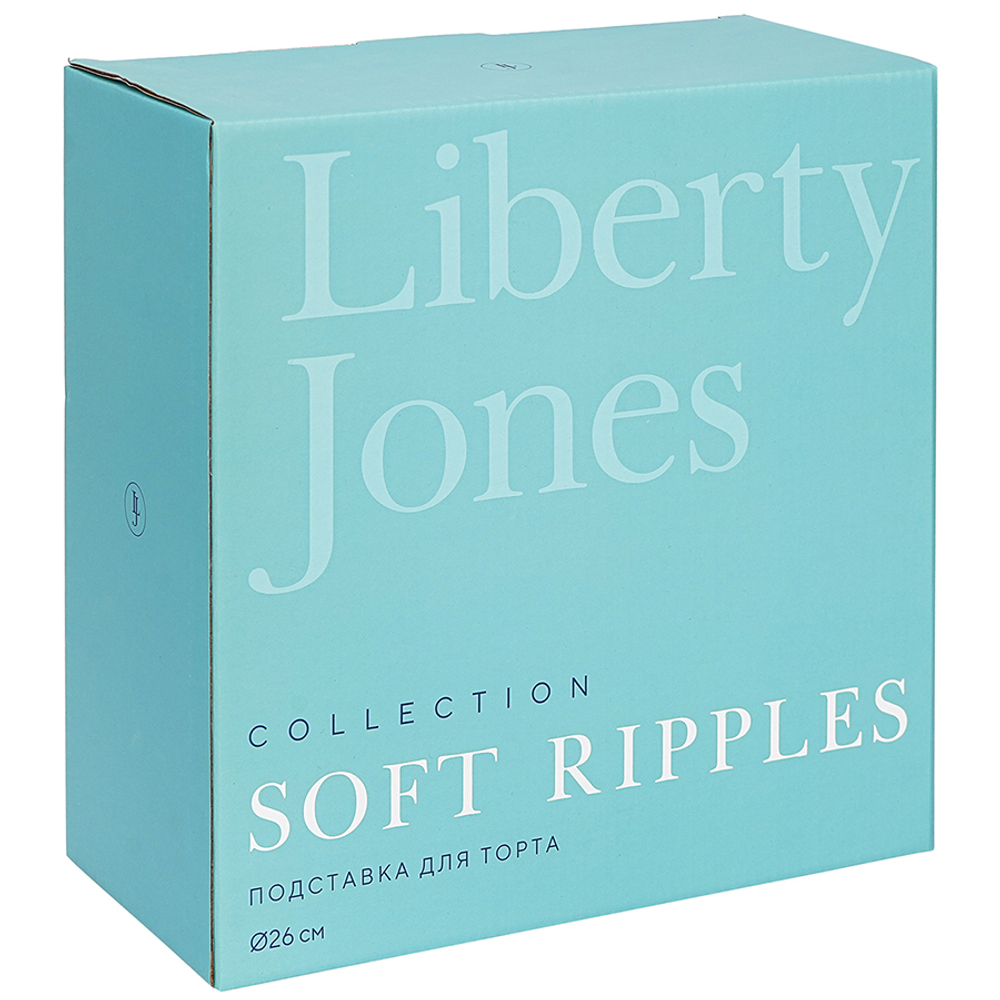 Подставка для торта soft ripples, dual glazing, D26 см