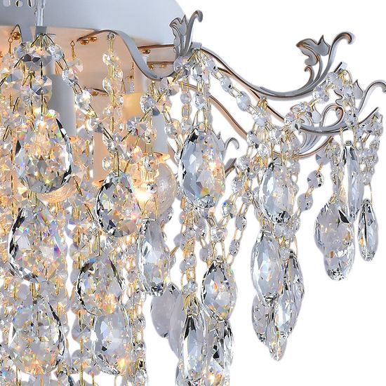 Люстра потолочная Reluce E27  04037-0.3-07 WH+GOLD PN