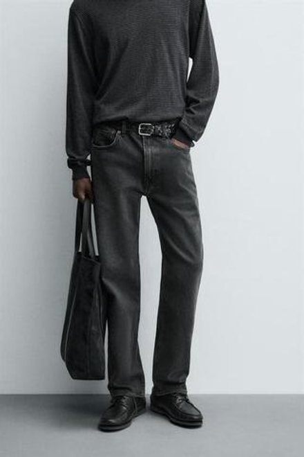 ZARA ДЖИНСЫ SLIM FIT, ЧЕРНЫЙ