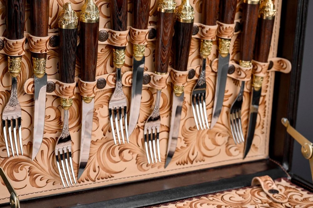 Набор для стейков "№1" на 6 персон