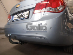 Фаркоп оцинкованный Galia C066A для Chevrolet Cruze седан/хетчбек 2009-2016(паспорт и сертификат в комплекте)(без электрики)