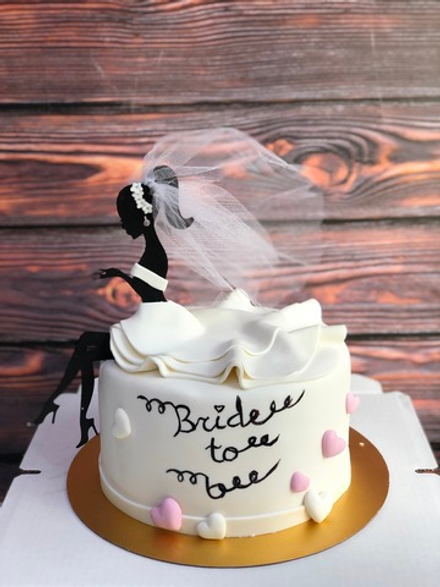 Торт на хен пати, девишник, девичник, девушка с фатой, hen party
