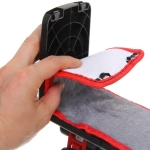 Швабра с отжимом, ручка 125 см цвет черный в комплекте две насадки