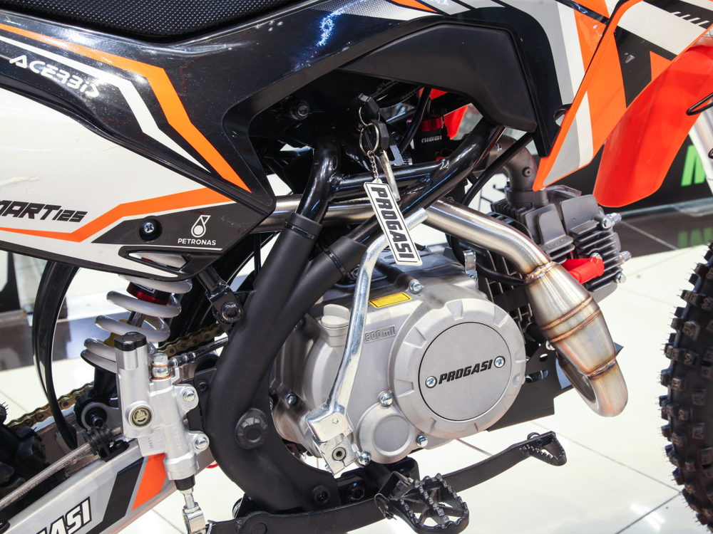 Питбайк PROGASI SMART 4 125CC ORANGE 17/14 (Полуавтоматическая КПП)