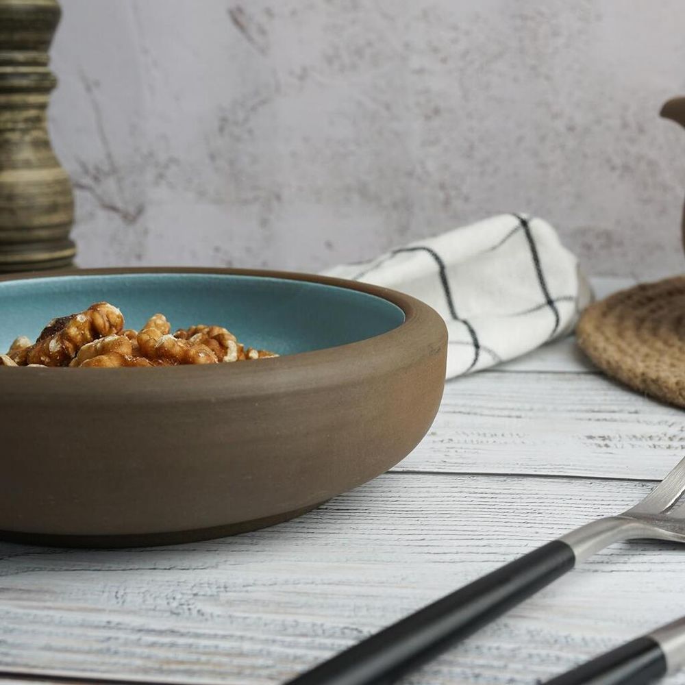 Салатник 300 мл d 14 см h4 cм Blue Matt New Brown Taiga P.L. [6]