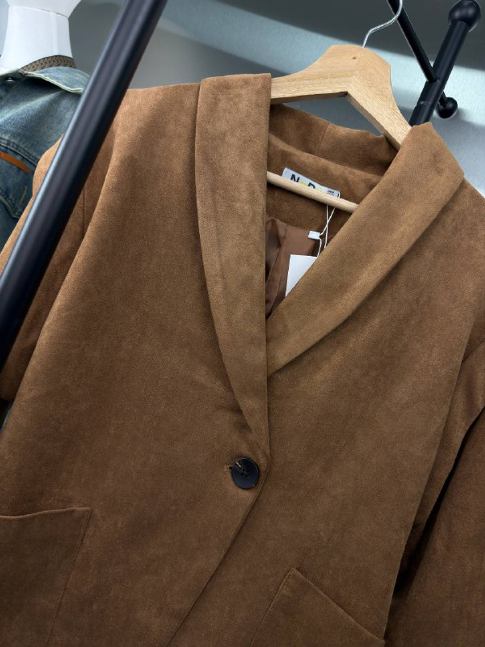 Куртка-пиджак женский артикул 989 цвет "кэмел"