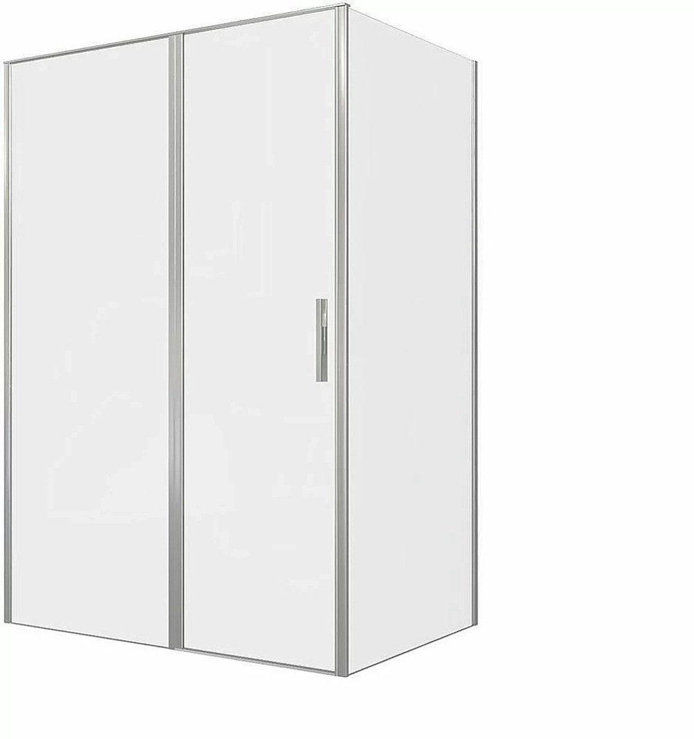 Душевой уголок Allen Brau Priority 3.31032.BA+3.31041.BA 120х80 стекло прозрачное/профиль брашированное серебро