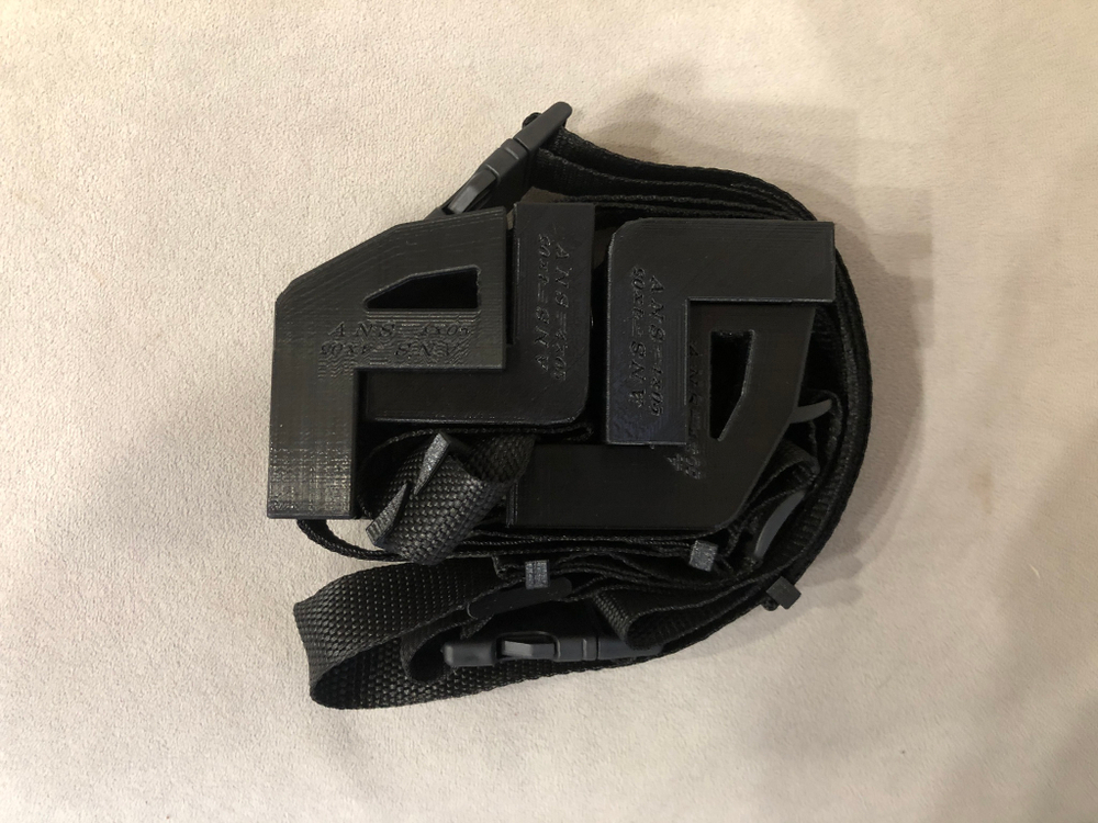 Переноска для холстов на картоне (черная) ANS 4*05 BLACK