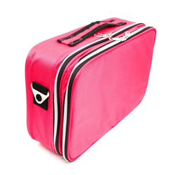 Кейс для мастера средний с зеркалом (35*24*12,5) голубой