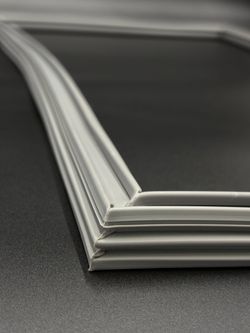 Уплотнитель для холодильного шкафа Polair (стекло) 1810*680 мм (011) черный/серый