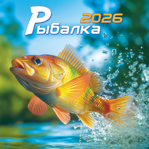 Календарь на скрепке (БПК) Рыбалка