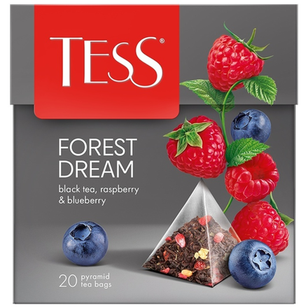 Чай черный Tess Forest Dream пирамидка 20 пакетов
