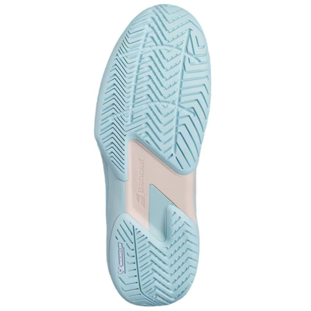 Женские Кроссовки теннисные Babolat SFX 4 All Court - peach/blue