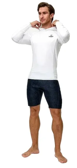 Футболка рашгард лонгслив Sargan Скелетон-Сап Худи UPF 50+ белый