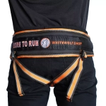 Пояс для каникросса в комплекте с потягом White Wolf серия Спорт