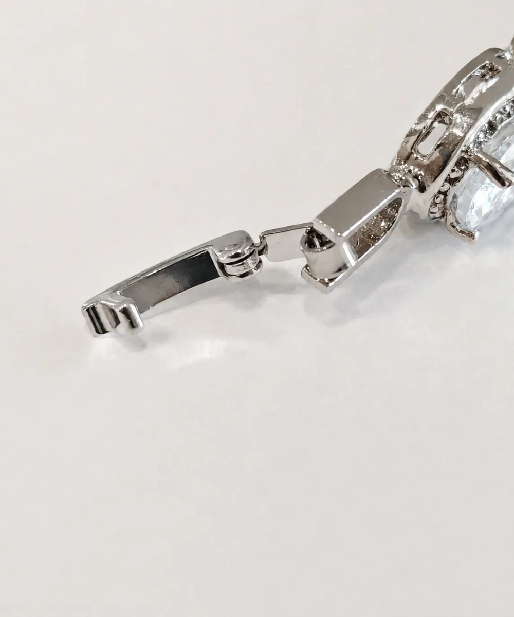 Браслет «Хрустальная линия» Silver