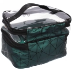 Косметичка-органайзер «Women secret», цвет зеленый, 22,8*15*17см