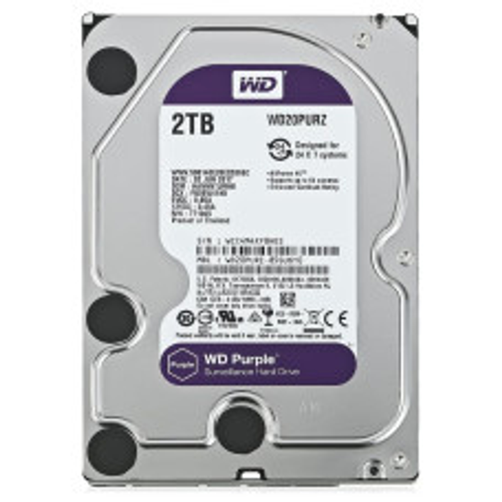 Жесткий диск Western Digital WD Purple 2 ТБ 3,5″ (WD20PURX)