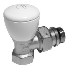 Клапан ручной Giacomini R5TG для радиатора 1quot; ВН, угловой, Kvs-8.45м3/ч