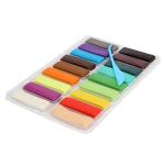 Пластилин "Творческие котики" 18 цветов, со стеком, 360 грамм (ПандаРог)