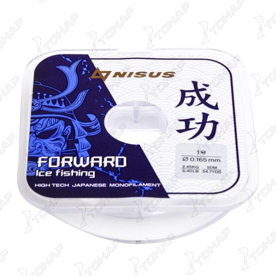 Леска FORWARD ICE FISHING 0,165mm/50m Nylon Transparent (N-FIF-0.165-50) Nisus