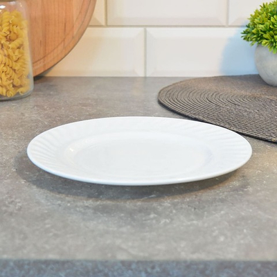 Тарелка десертная 20см Кристалл, стеклокерамика Daniks