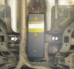 Усиленная защита Motodor Заднего дифференциала. 3 мм, Сталь. для Chevrolet Captiva 2011-2014, Opel Antara 2012-2015, Opel Antara 2006-2011, Chevrolet Captiva 2006-2011, Chevrolet Captiva 2014-2015 арт.13003