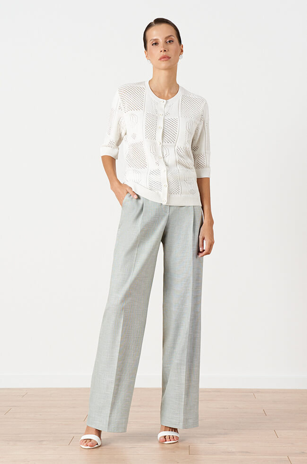 1926 Кардиган женский (молочный)