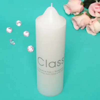 Свеча «Classic» 6*20см цвет белый ZD-113
