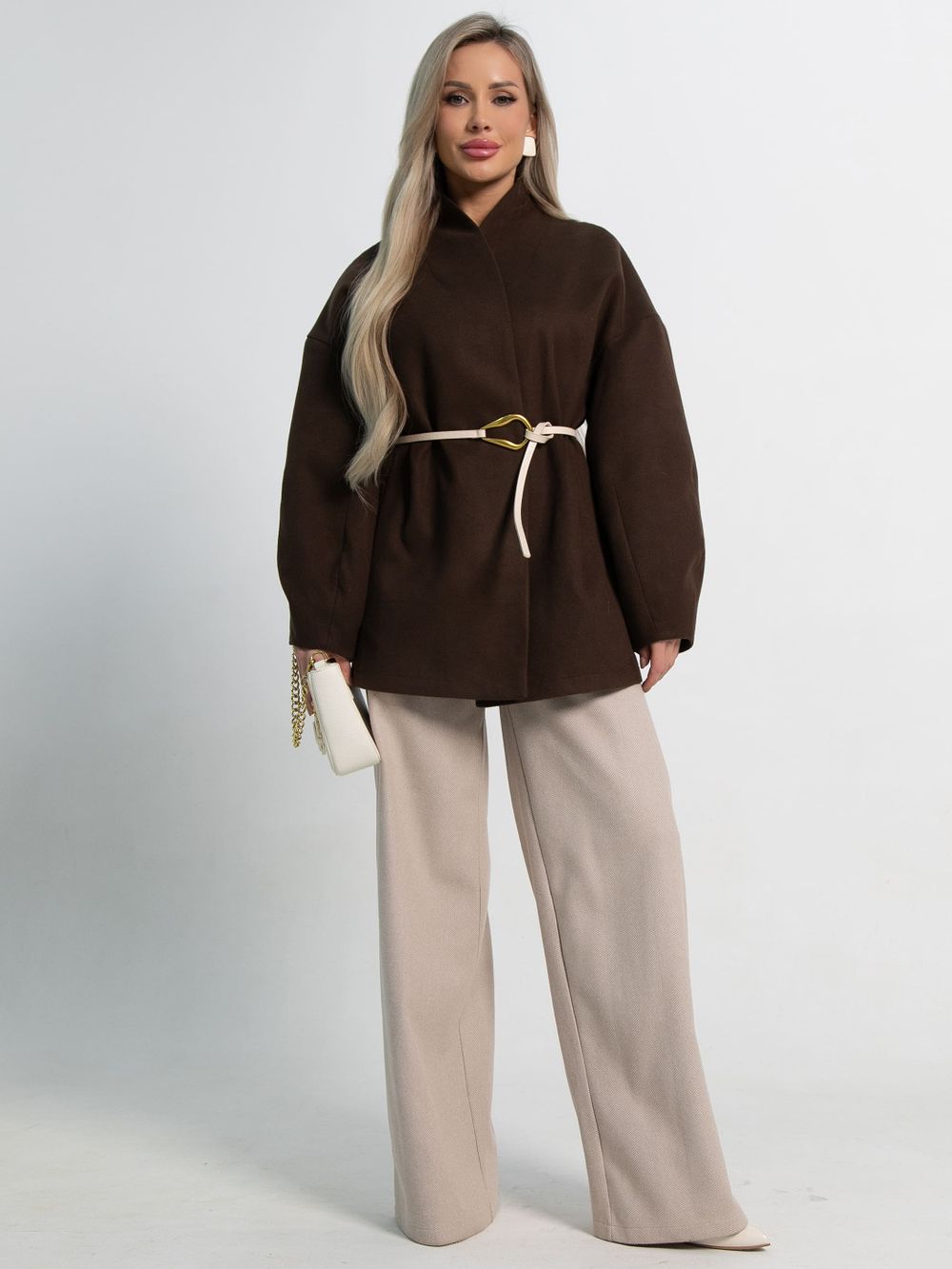 Пальто Мелания (горький шоколад) Б15185-5М LT Collection