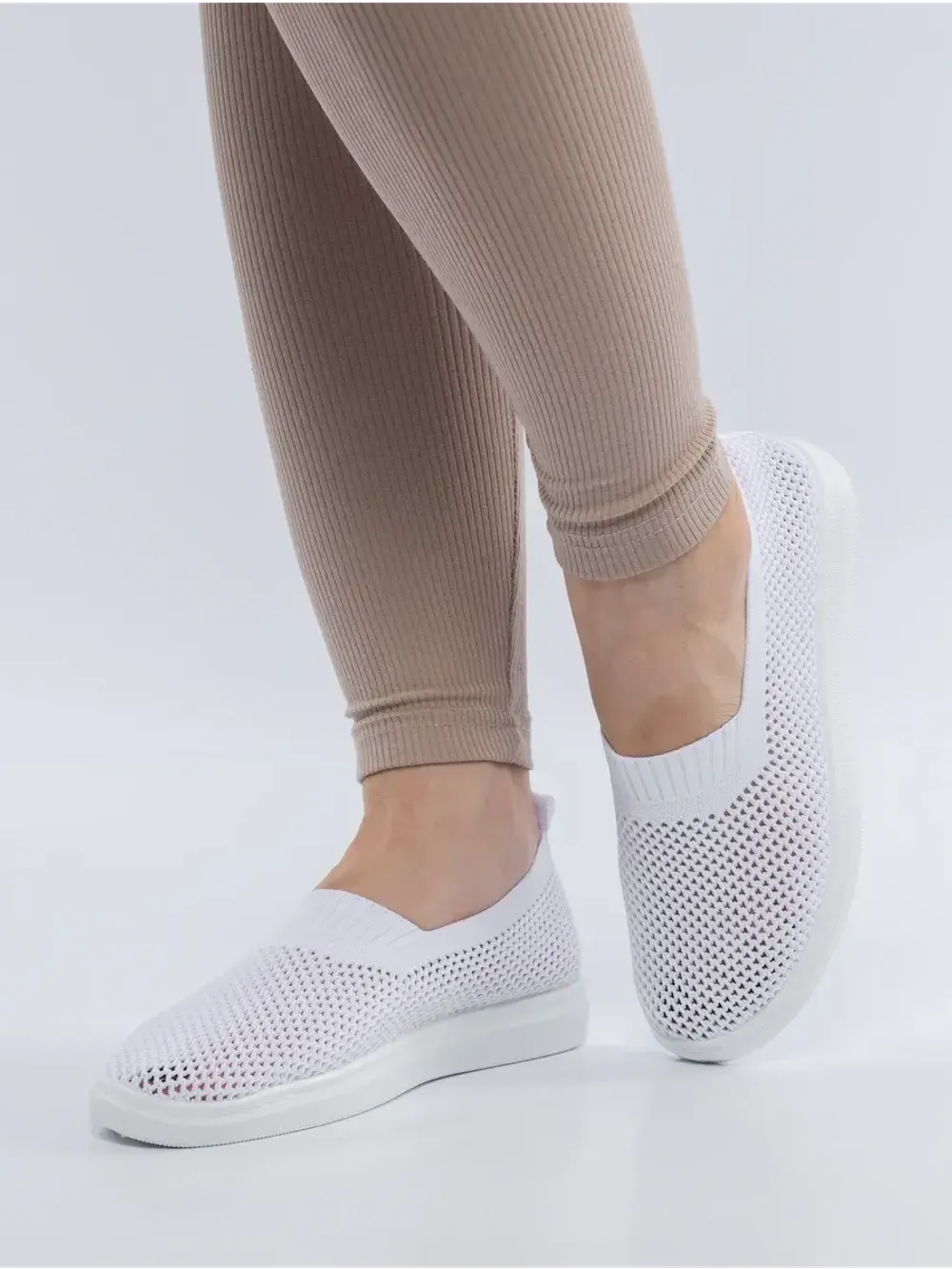 Мокасины летние текстильные