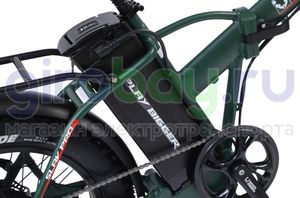 Электровелосипед WHITE SIBERIA SLAV PRO 1000W 48V/13A Elki Green (зеленый) фото  31