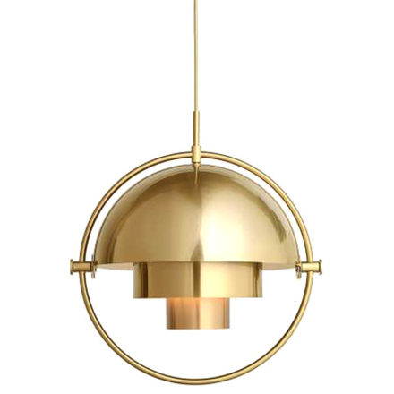 Подвесной дизайнерский светильник  Multi-Lite by Gubi (золотой)
