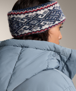 Oysho Жаккардовая повязка на голову, военно-морской