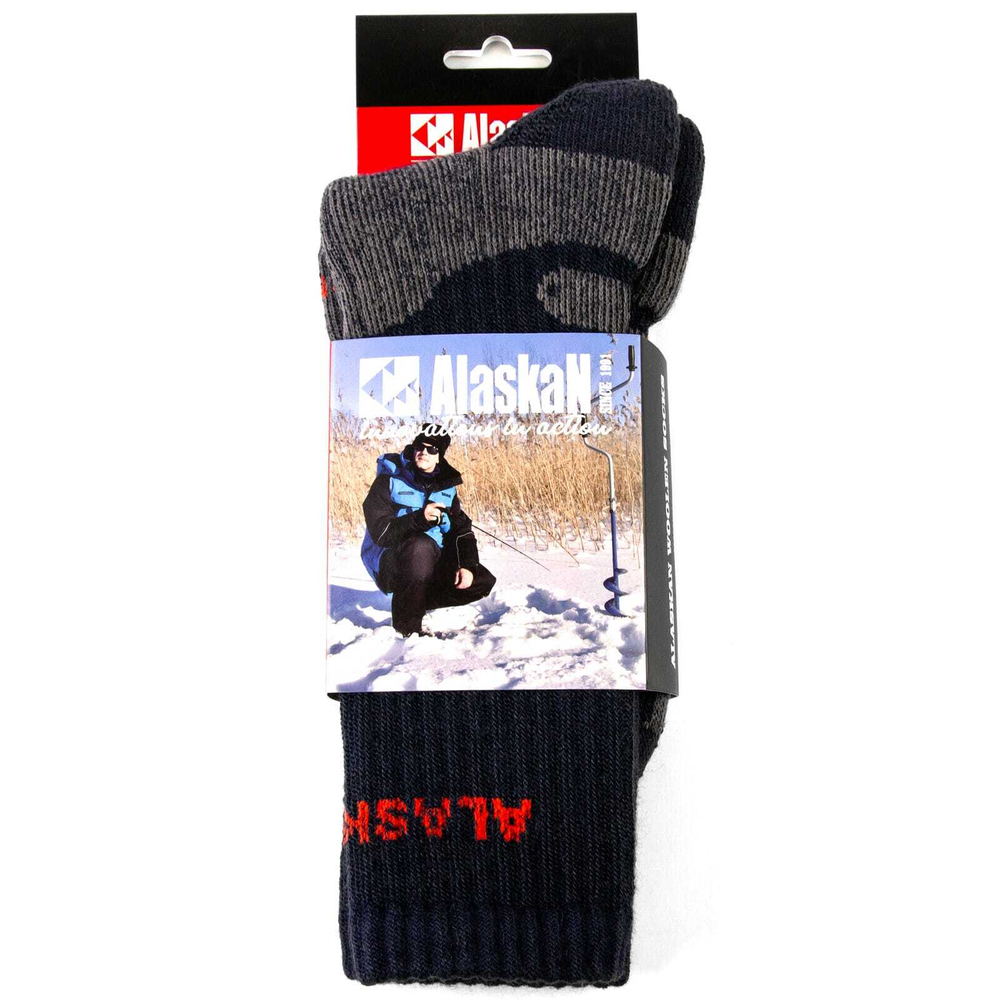 Носки Alaskan Anatomic, Cиний/Cерый