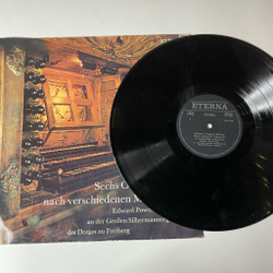Винтажная виниловая пластинка LP Johann Gottfried Walther Иоганн Готфрид Вальтер, Edward Power Biggs, Sechs Orgelkonzerte Nach Verschiedenen Meistern (ГДР 1971)
