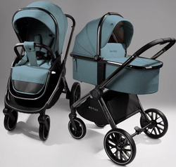 Детская коляска AmaroBaby Motus V2 3 в 1 бирюзовый