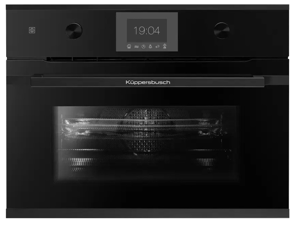 Компактный духовой шкаф с микроволнами Kuppersbusch CBM 6350.0 S5 Black Velvet