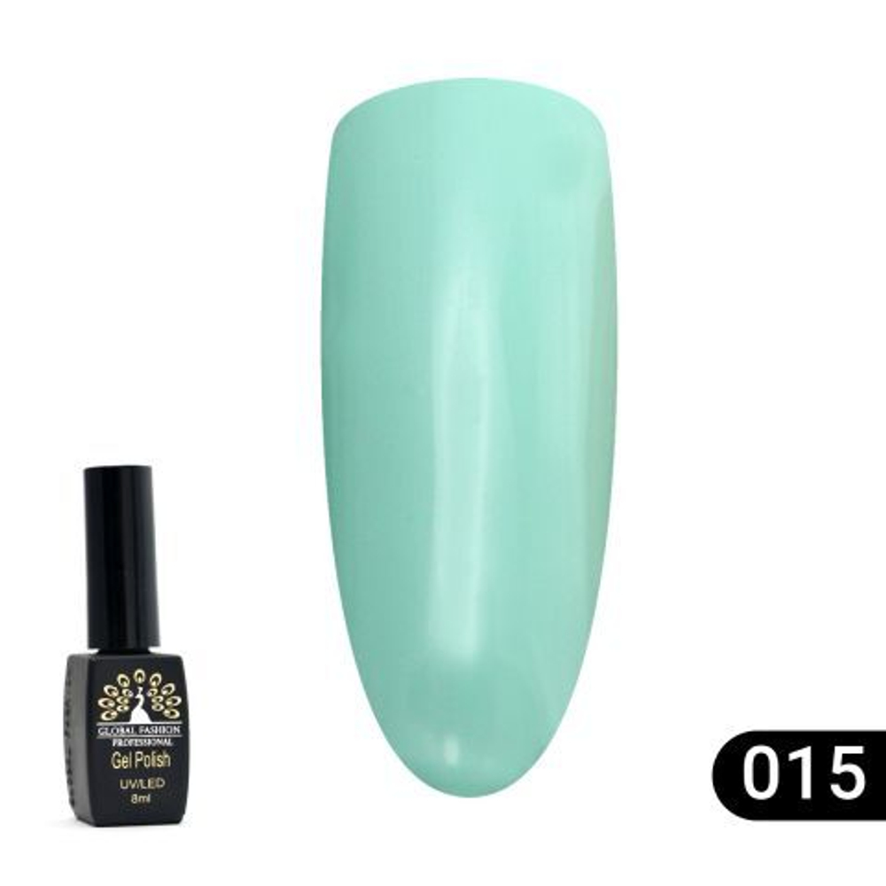 Гель лак Global Fashion Summer Light 015, 8 мл
